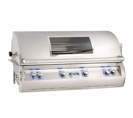 Fire Magic Echelon Diamond E1060I 48-Inch Built-In Natural/Propane Gas Grill W/ Magic View Window, Rotisserie, & Digital Thermometer - E1060I-8E1N-W/E1060I-8E1P-W