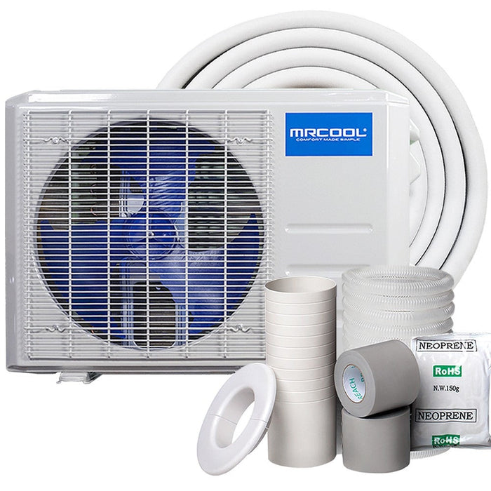 MRCOOL Advantage 12K BTU, 1 Ton, 19 SEER, Heat Pump Condenser with 16ft line set install kit (A-12-HP-C-230B)