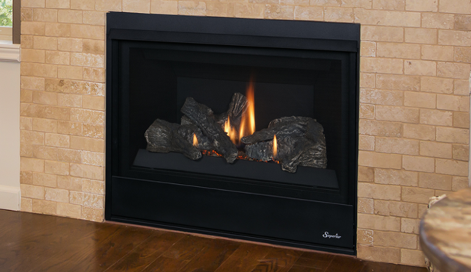 Superior 45" DRT2045 Electronic Top/Rear Direct Vent Gas Fireplace