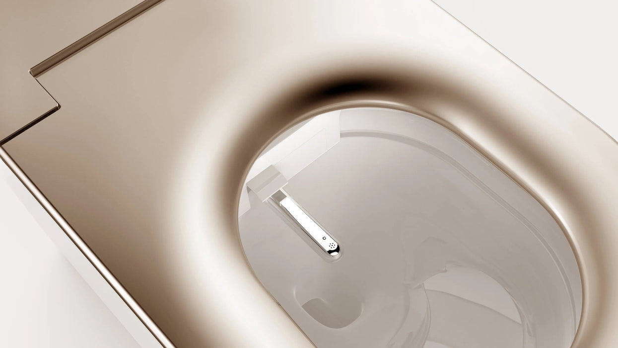 SEEWIN Bidet Toilet Leipzig Pro-Gold with Goldden Seat and Full Features CL5-G