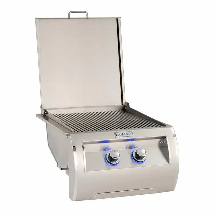 Fire Magic Grills Natural Gas / Propane Gas Echelon Diamond 20 3/4 Inch Built-In Double Infrared Searing Station 32885-1 / 32885-1P
