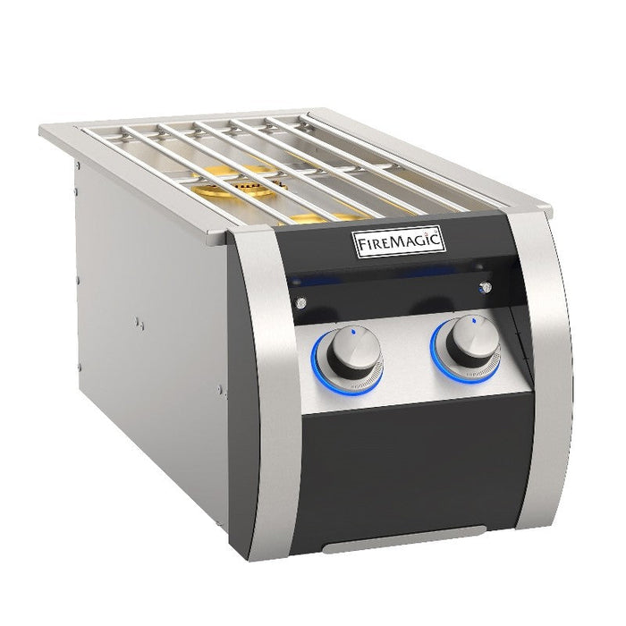 Fire Magic Echelon Black Diamond Built-In Natural Gas / Propane Gas Double Side Burner - 32815H / 32815HP