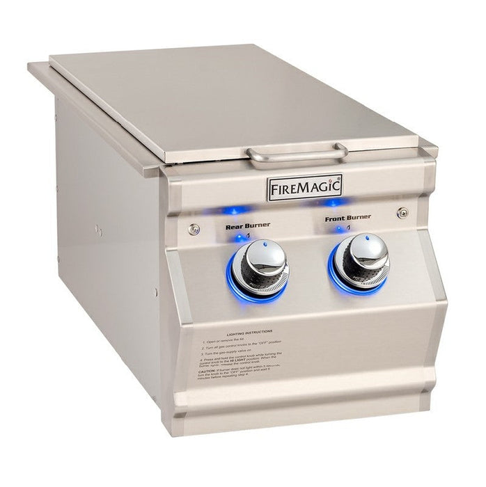 Fire Magic Aurora Built-In Natural Gas / Propane Gas Double Side Burner - 32817 / 32817P