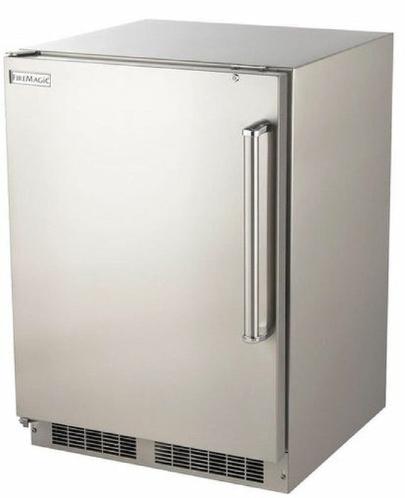 Fire Magic 24-Inch 5.1 Cu. Ft. Right Hinge Outdoor Rated Compact Refrigerator - 3589-DR