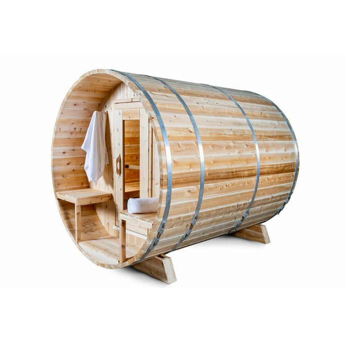 Dundalk Canadian Timber 2-4 Person Serenity Barrel Sauna - CTC2245W - Dundalk LeisureCraft Saunas