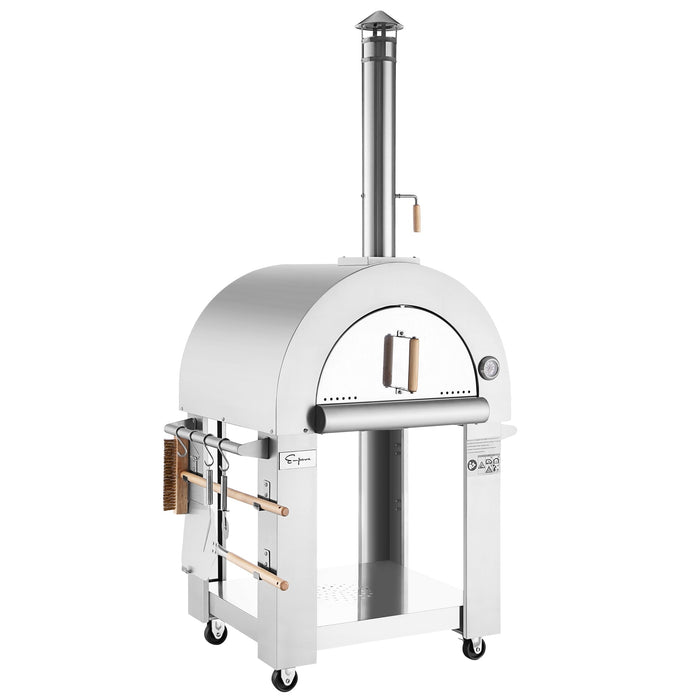 Empava Outdoor Wood Fired Pizza Oven in Stainless Steel (EMPV-PG01)