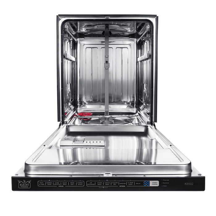 Kucht 24-Inch Panel Ready Dishwasher with Top Controls, Stainless Steel Tub and Multiple Filter System (KD240PR)