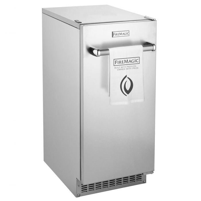 Fire Magic Grills 5597 17 3/4 Inch Automatic Outdoor Ice Maker with Reversible Door