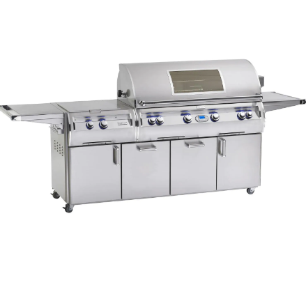 Fire Magic Echelon Diamond E1060s 48-Inch Natural/Propane Gas Grill With Power Burner, One Infrared Burner & Magic View Window - E1060S-8L1N-51-W/1060S-8L1P-51-W