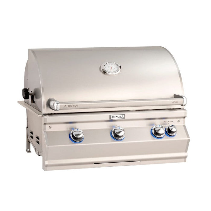 Fire Magic Aurora A540I 30-Inch Built-In Natural Gas / Propane Gas Grill With Analog Thermometer - A540I-7EAN / A540I-7EAP
