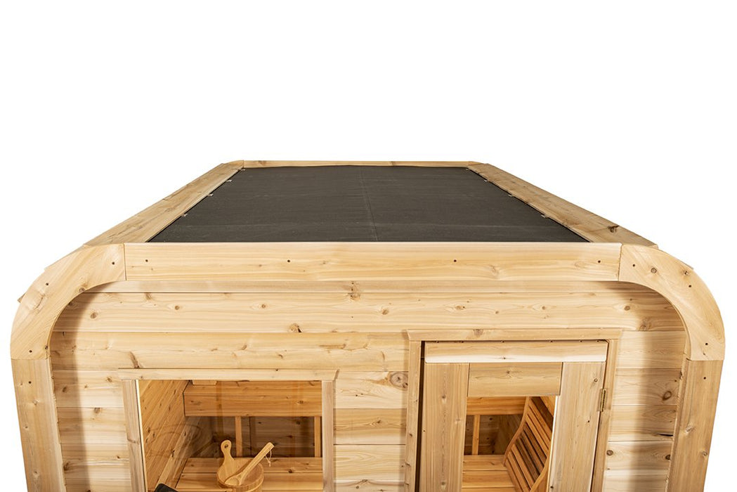 Dundalk Canadian Timber 2-3 Person Luna Barrel Sauna - CTC22LU - Dundalk LeisureCraft Saunas