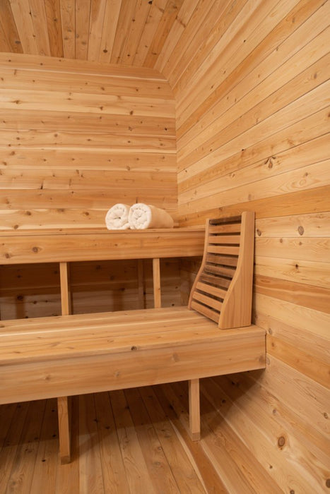Dundalk Canadian Timber 2-3 Person Luna Barrel Sauna - CTC22LU - Dundalk LeisureCraft Saunas