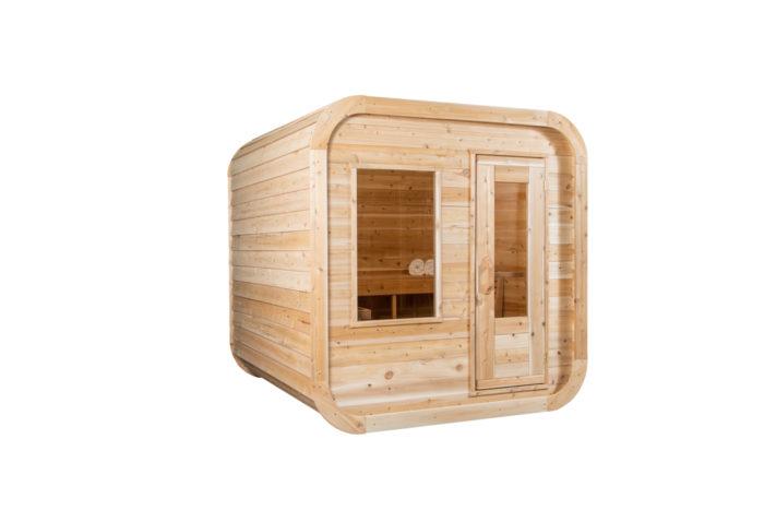 Dundalk Canadian Timber 2-3 Person Luna Barrel Sauna - CTC22LU - Dundalk LeisureCraft Saunas