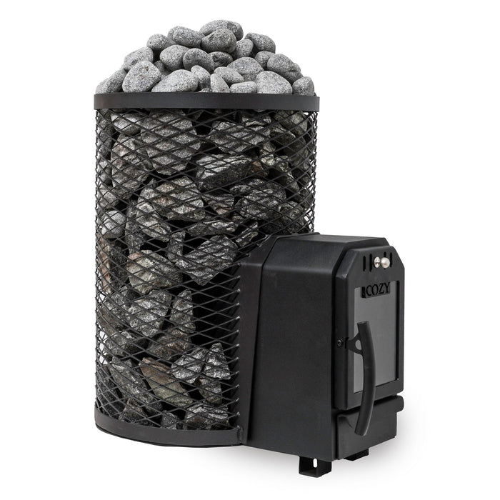Cozy Heat O 18kW Thru-Wall Wood Burning Sauna Stove