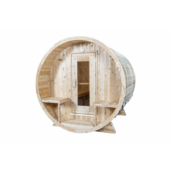 Dundalk Serenity Barrel Sauna  - 6'6" x 6'6"