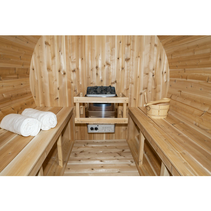 Dundalk Serenity Barrel Sauna  - 6'6" x 6'6"