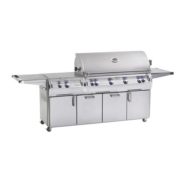 Fire Magic Grills E1060S-8EAN-51/E1060S-8EAP-51Echelon Diamond 117 Inch Free-Standing Gas Grill with Power Burner, Rotisserie and Analog Thermometer, Natural/Propane Gas, Cast Stainless Steel "E"