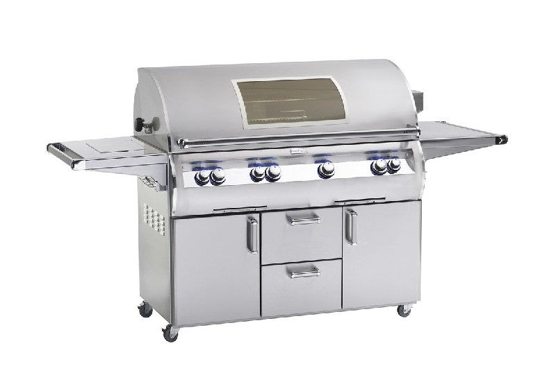 Fire Magic Grills E1060S-8EAN-62-W/E1060S-8EAP-62-W Echelon Diamond 36 Inch Portable Grill with Analog Thermometer and View Window, Natural/Propane Gas, Cast Stainless Steel "E"
