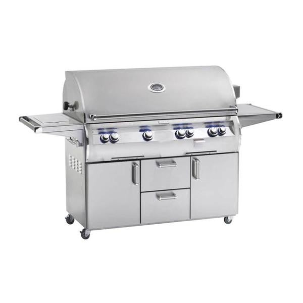Fire Magic Grills E1060S-8LAP-62 /E1060S-8LAN-62 Echelon Diamond 117 Inch Free-Standing Grill with Single Side Burner, Rotisserie and Analog Thermometer, Liquid Propane/Natural Gas, Infrared burner "L" Burner