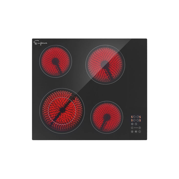 Empava 24-Inch Electric Radiant Cooktop in Black (EMPV-24REC11)