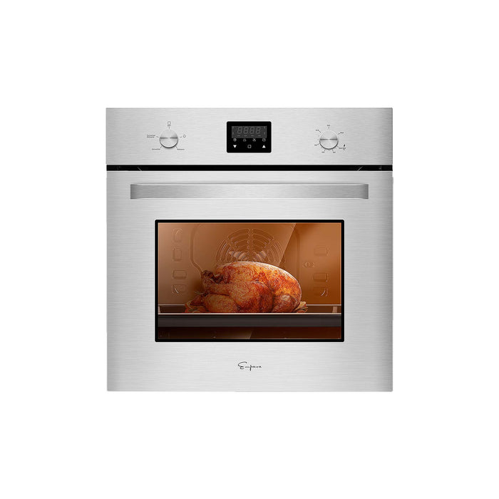 Empava 24-Inch 2.3 Cu. ft. Natural Gas Single Wall Oven (EMPV-24WO09)