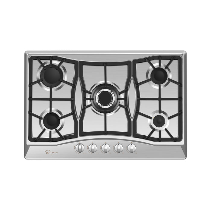 Empava 30-Inch Built-In Natural Gas Stove Cooktop in Stainless Steel (EMPV-30GC21)