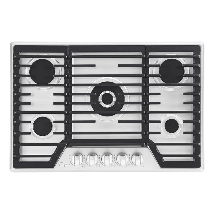 Empava 36-Inch Built-In Natural Gas Stove Cooktop in Stainless Steel (EMPV-36GC36)