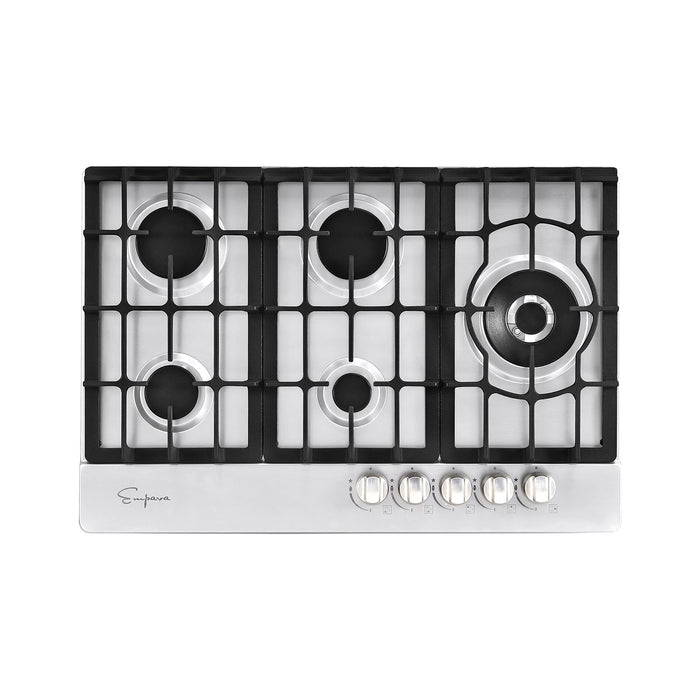 Empava 30-Inch Built-In Natural Gas Stove Cooktop in Stainless Steel (EMPV-30GC38)