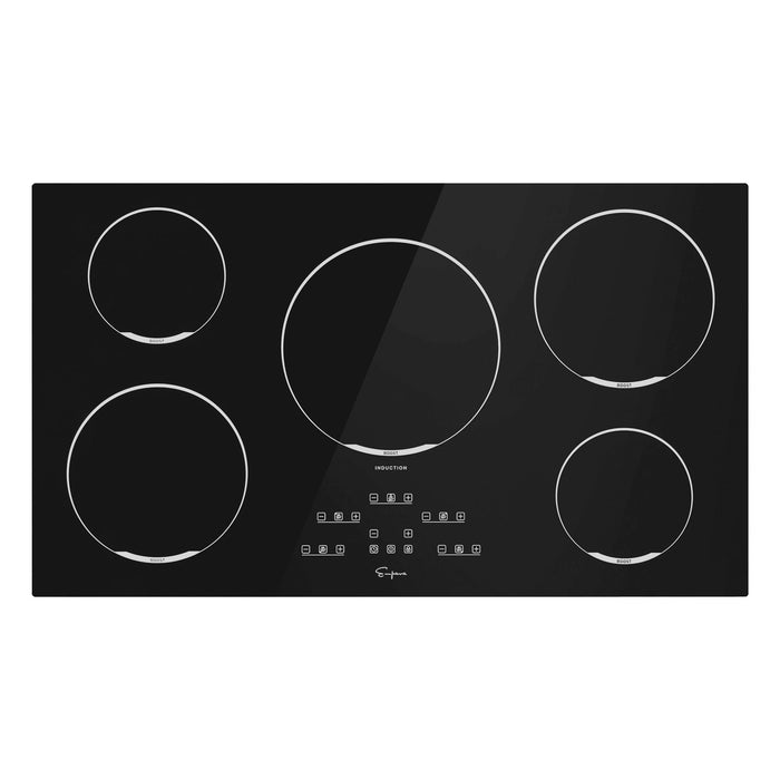 Empava 36-Inch 5 Elements Black Induction Cooktop (EMPV-36EC01)