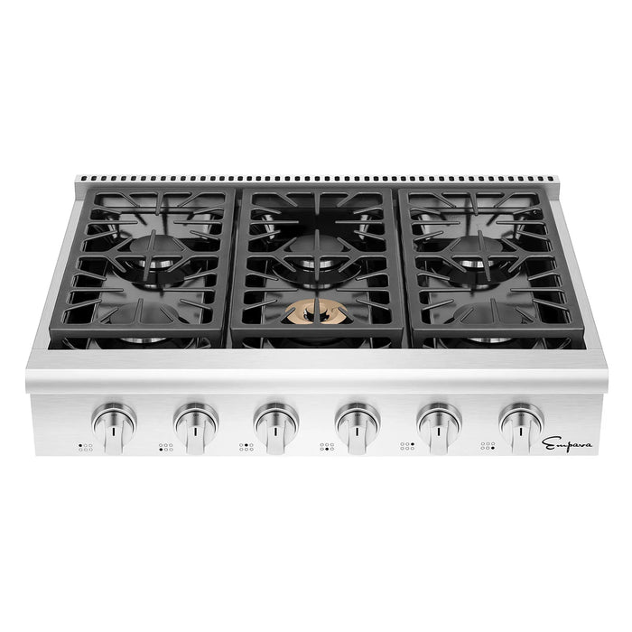 Empava 36-Inch Pro-Style Slide-In Natural Gas Cooktops (EMPV-36GC31)