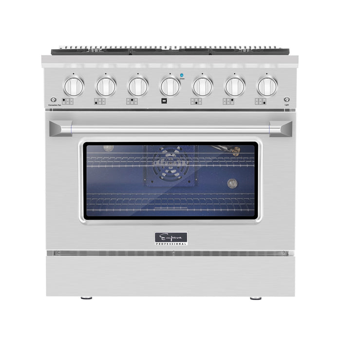 Empava 36-Inch Pro-Style Slide-In Single Oven Gas Range (EMPV-36GR08)