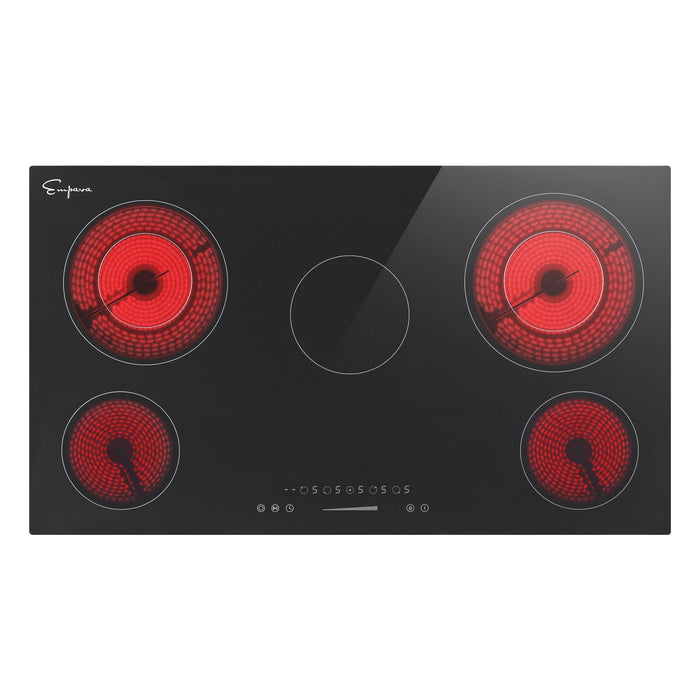 Empava 36-Inch Electric Radiant Cooktop in Black (EMPV-36REC14)