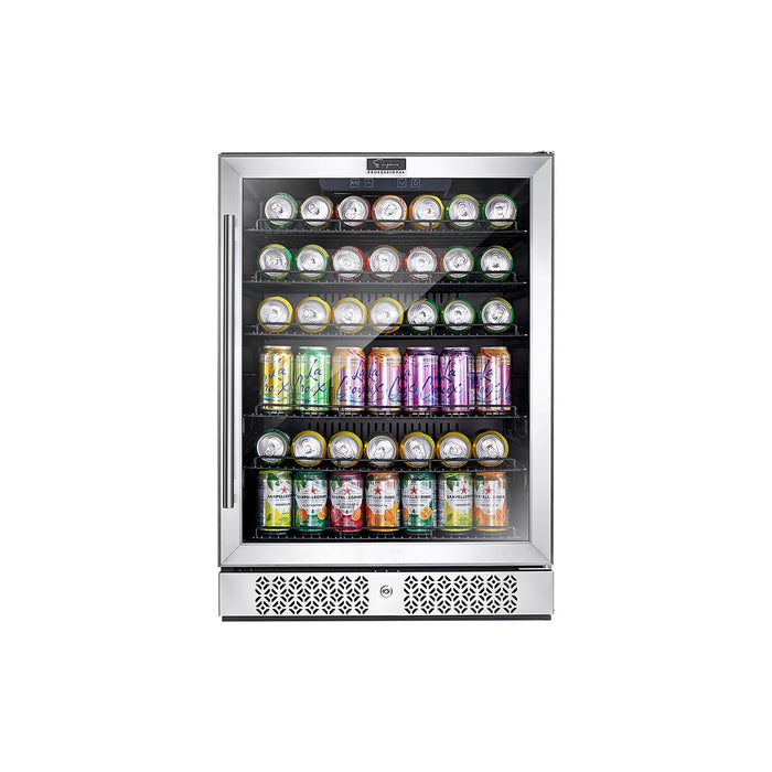 Empava 24-Inch Freestanding and Built-In Beverage Fridge (EMPV-BR02S)