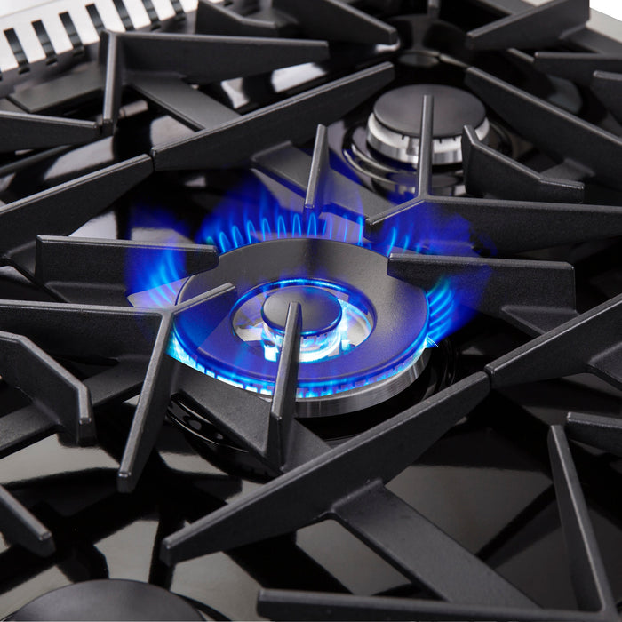 FORNO Galiano 30" 4.32 cu. ft. Dual Fuel Range with French Door in Stainless Steel, FFSGS6356-30