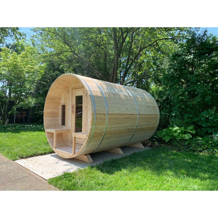 Dundalk Tranquility Barrel Sauna 6'6" x 9'10"