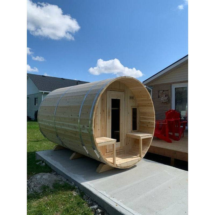 Dundalk Tranquility Barrel Sauna 6'6" x 9'10"