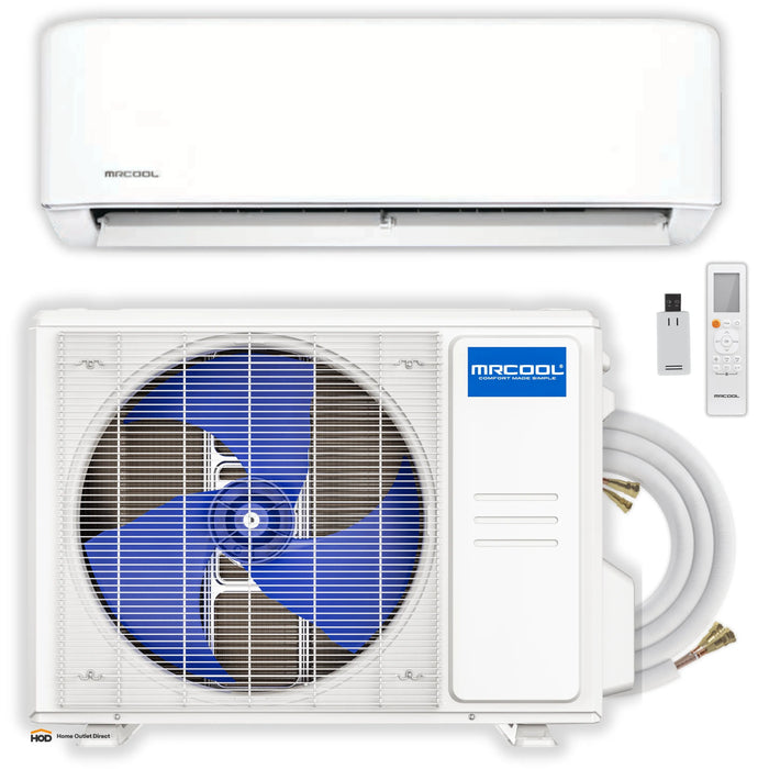 MRCOOL Advantage 5th Gen 18,000 BTU Single Zone Mini Split Complete System with 16 Ft. Line Set, 230V, Wall Mounted (A-18-HP-230D-O)