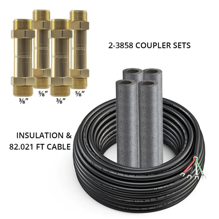 MRCOOL DIY 5th Gen 75 Ft. 3/8-Inch x 5/8-Inch Line Set Kit for DIY 24K, & 36K Indoor (DIY75-3858-O)