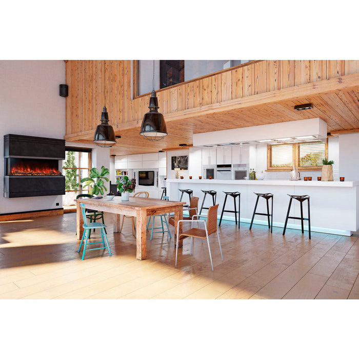 Modern Flames 44" Landscape Pro Multi-Sided Built-in Electric Fireplace