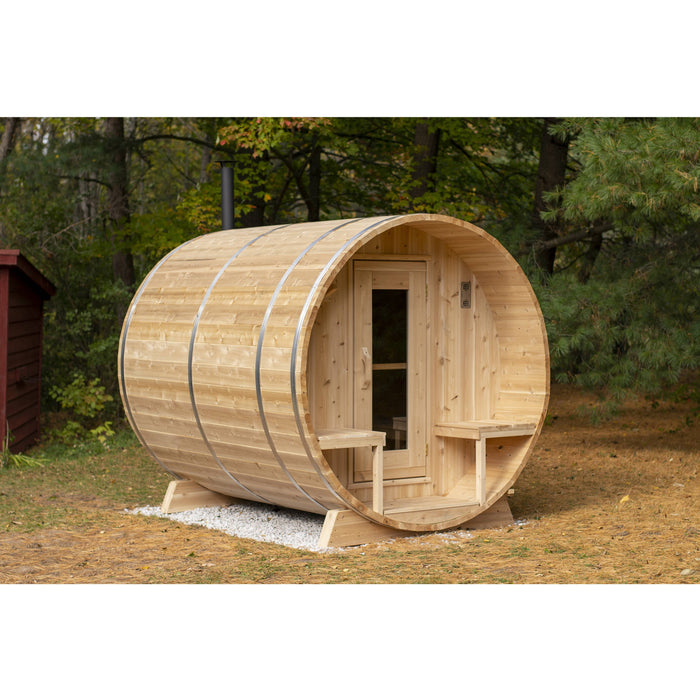 Dundalk Serenity Barrel Sauna  - 6'6" x 6'6"
