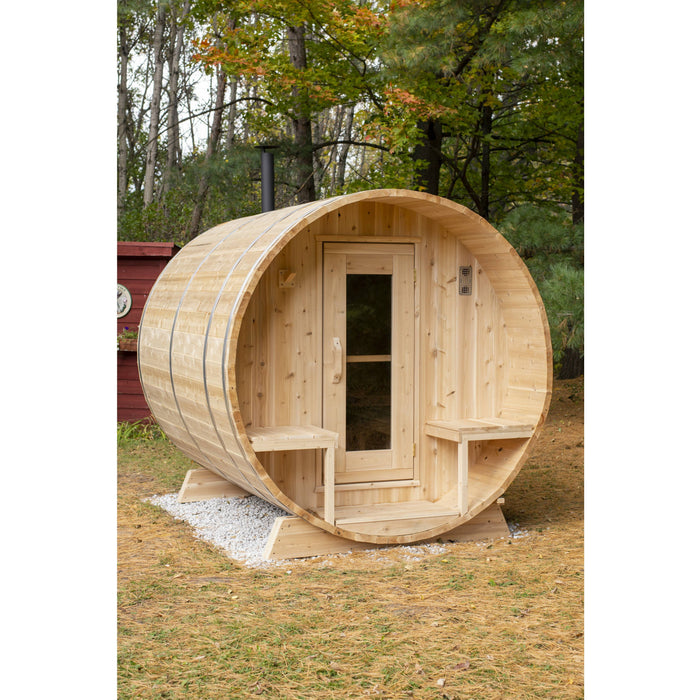 Dundalk Serenity Barrel Sauna  - 6'6" x 6'6"