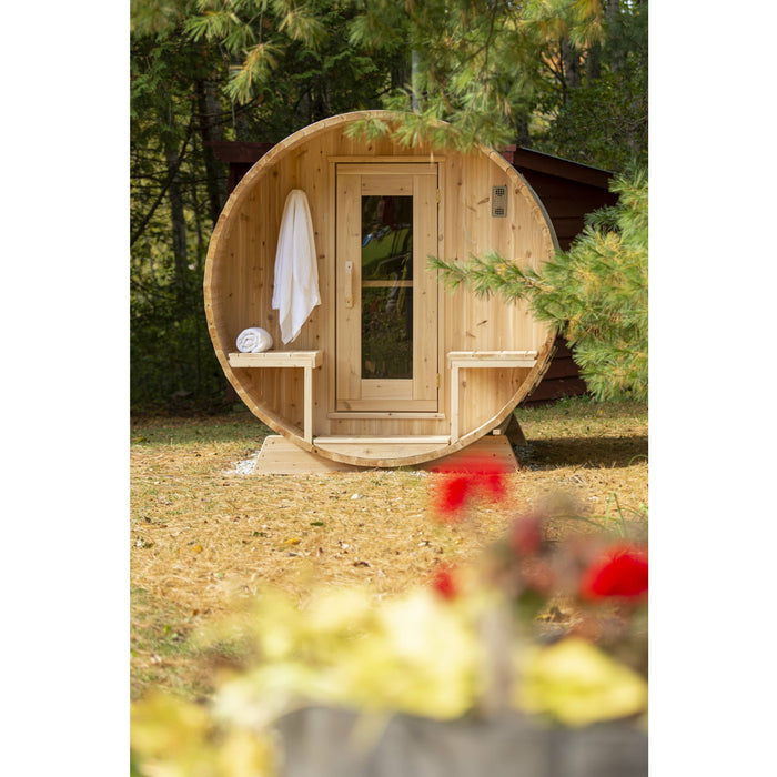 Dundalk Serenity Barrel Sauna  - 6'6" x 6'6"