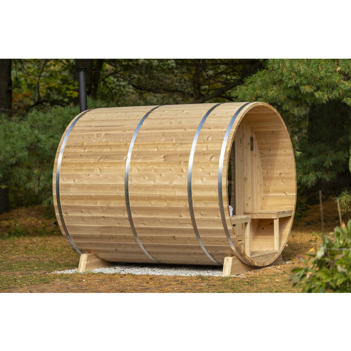 Dundalk Serenity Barrel Sauna  - 6'6" x 6'6"
