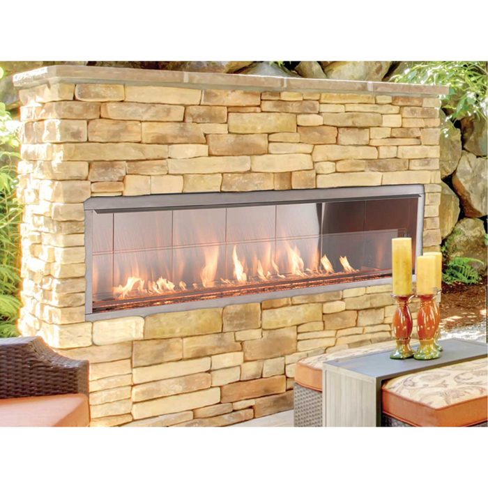 Superior 60" VRE4660 Linear Outdoor Ventless Gas Fireplace