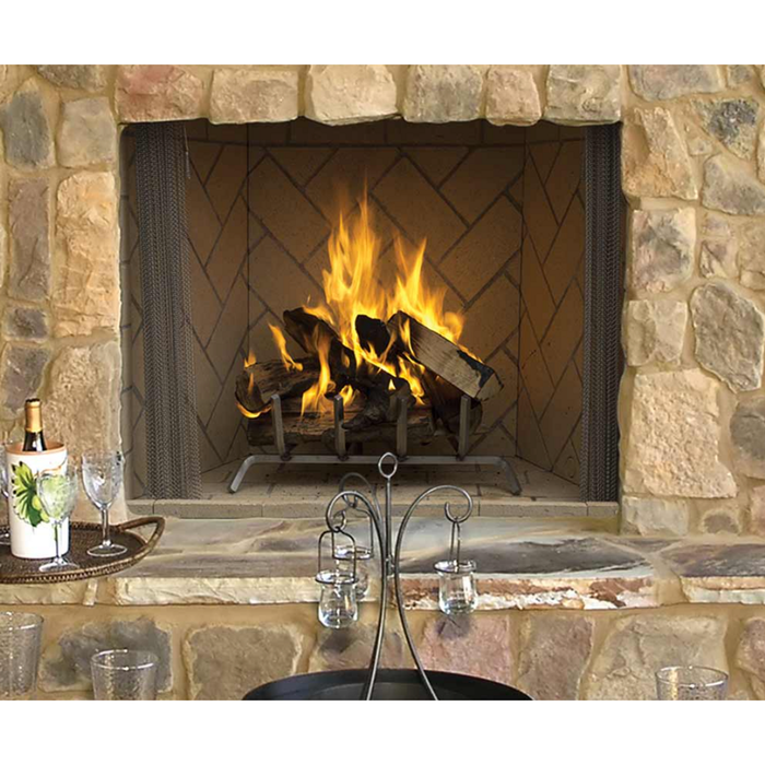 Superior 36" WRE6036 Masonry Outdoor Wood Burning Fireplace
