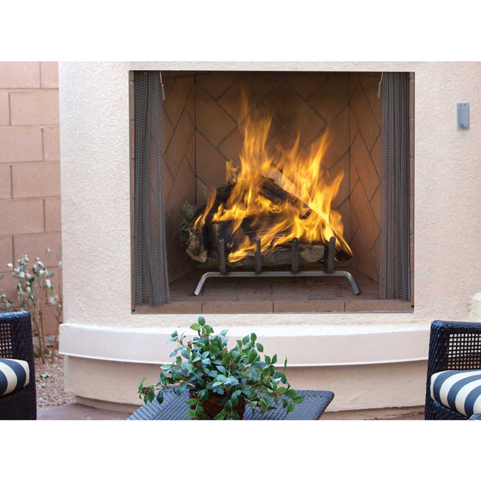 Superior 42" WRE6042 Masonry Outdoor Wood Burning Fireplace