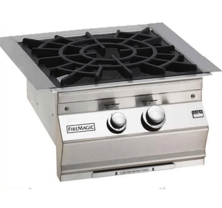 Fire Magic Grills Classic 24 Inch Built-In Power Burner, Natural/Propane Gas - 19-KB0N-0/19-KB0P-0