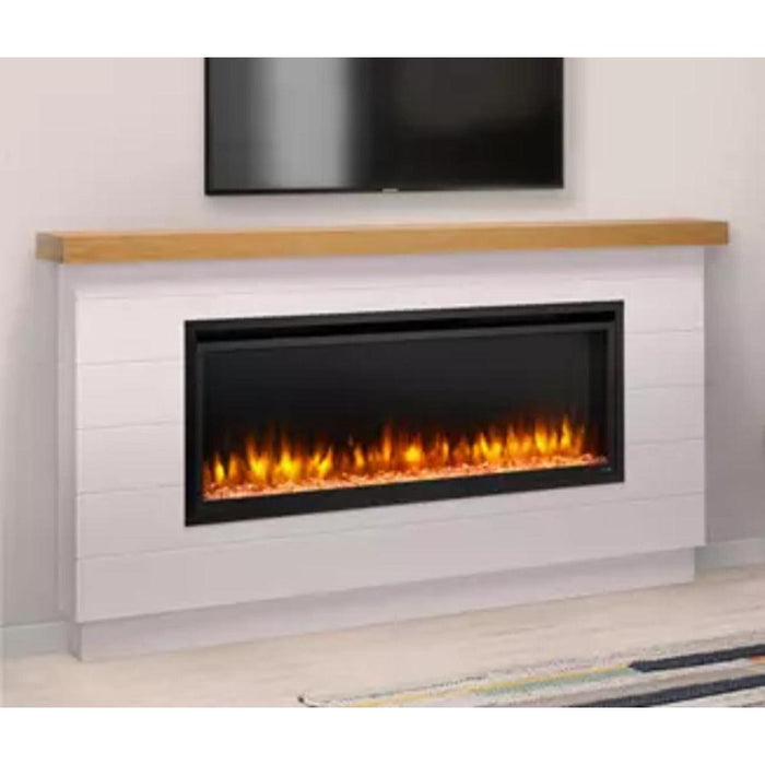 SimpliFire Modern Farmhouse Style Boyd Build-Out Kit for 50" Allusion Platinum