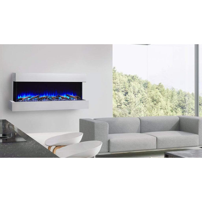 SimpliFire Scion Trinity 43" 3-Sided Linear Electric Built-In Fireplace