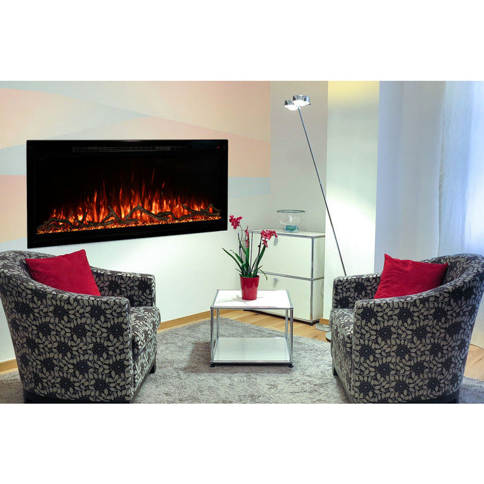 Spectrum Slimline LS fireplace: elegant and contemporary style.